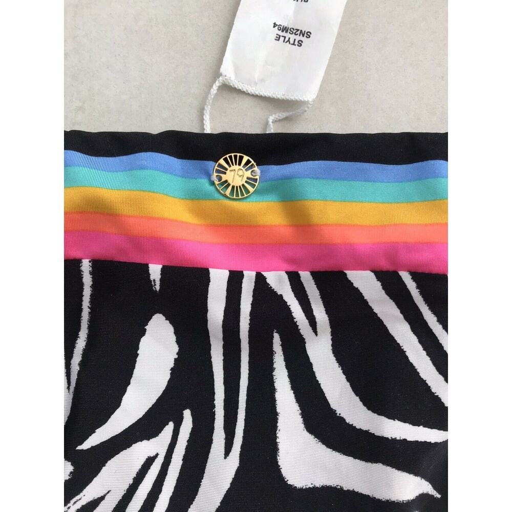 Sunshine 79 Psychedelic Zebra Triangle Top String Bikini Set - Picture 10 of 12